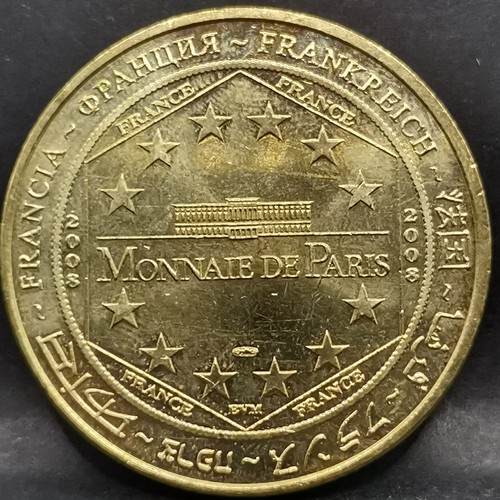 JETON TOURISTIQUE MDP 2008 FRONTIERLAND DISNEYLAND RESORT PARIS / MEDAILLE 34 mm - Picture 2 of 2