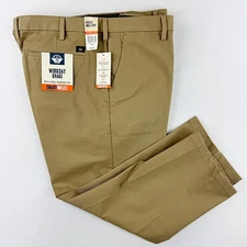 Dockers Workday Khaki Big Tall Classic Fit Smart Flex Pants 48x29 Beige NEW