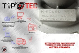 Turbolader 801374-0004 A6070900100 144117533RC Mercedes Nissan Renault OM607  GT