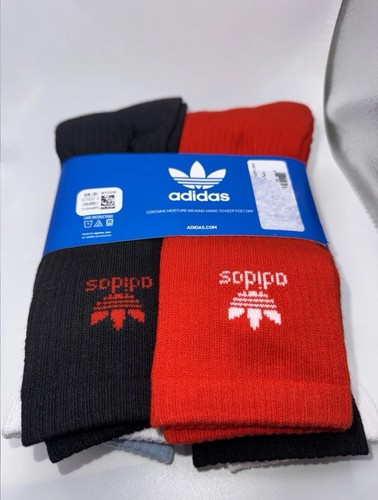 Pack de 6 calcetines adidas originales trébol crew talla 6-12 - Imagen 3 de 3