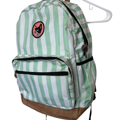 Sac à dos Golf Wang Kill Cat rayures VERT Tyler The Creator Supreme Streetwear