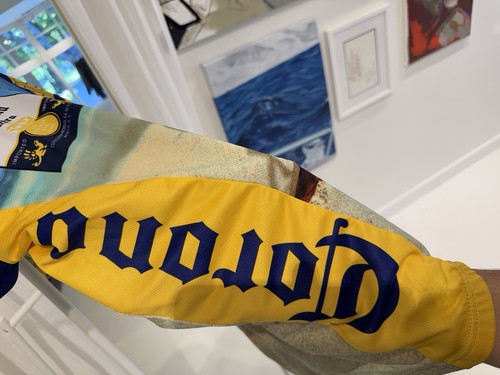 VINTAGE 90s CORONA EXTRA CYCLING SHIRT SZ M - Picture 7 of 7