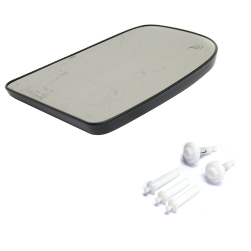 Pair Mirror Glasses Set of 2  Passenger Right Side Upper for F250 Truck F350 - Picture 10 of 13