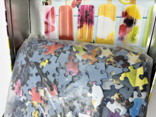 Neu Popsicle Regenbogen 1000 Stück Puzzle in Dose Eurographics mit Poster - Bild 3 von 3