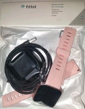Fitbit Versa Original Replacement Rose With Pink Band  Charger