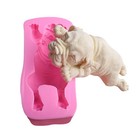 3d Shar Pei Silicon Fondant Form Hund Schokolade Mousse Kuchenform (rosa)