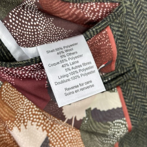Paisley & Grau Blazer Herren 44R Slim Tweed Fischgrät Sakko Sport Mantel Anzug - Bild 10 von 17