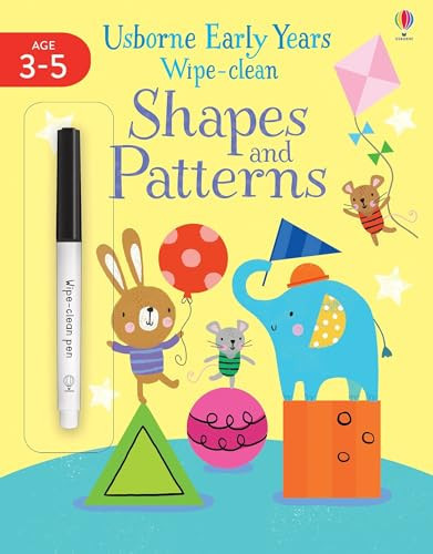 Shapes & Patterns (Usborne Early Years Wipe-Clean): 1 (U... by Jessica Greenwell - Picture 1 of 2