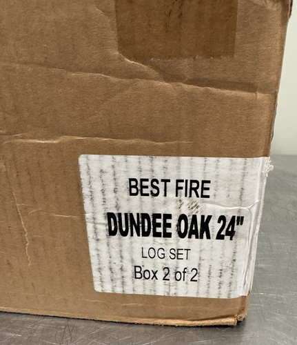 Best Fire Dundee Oak 24” Log Set ONLY! NEW IN BOX! FREE SHIPPING! - Picture 3 of 8