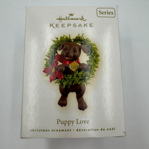 Hallmark Keepsake Ornament Puppy Love #13 en serie 2009 Boxer Puppy - Imagen 1 de 6