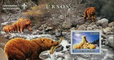 Bears Stamp Wild Animal Ursus Maritimus Mammal Souvenir Sheet MNH #3053 / Bl.598