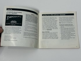 Impossamole TurboGrafx 16 - Manual Only - Good condition