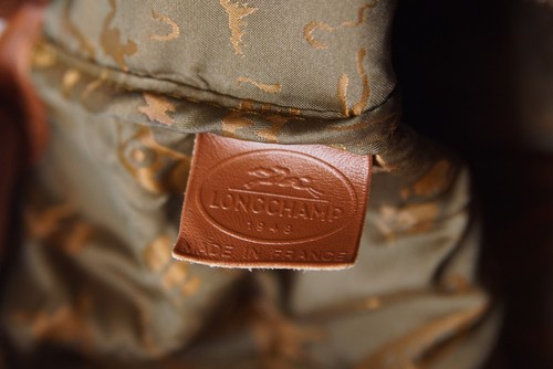 Longchamp Legende Handtasche braun Leder Frankreich - Bild 17 von 18