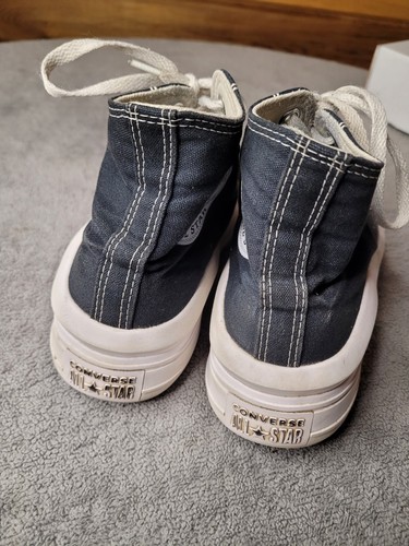 Converse Sneakers Womens 9.5 Chuck Taylor All Star Move Platform Lift Black - Picture 11 of 15
