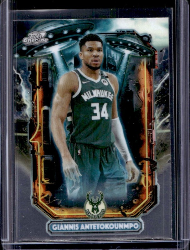 2025-26 Topps Cosmic Chrome Giannis Antetokounmpo Extraterrestrial Talent #ET-3