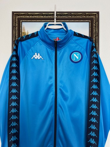 Kappa Napoli Football Suit Soccer Track Set Blue Jacket Pants Mens Rare Size M - Picture 3 of 22