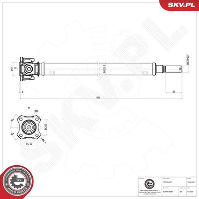 ESEN SKV Antriebswelle 76SKV007 für BMW 3er G20 G80 G28 7er G11 G12 Touring G21