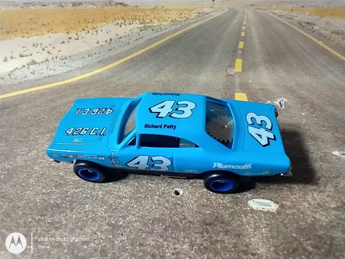 Custom Dash T-Jet Roadrunner Richard Petty Nummer 43 Dash Thunder Jet Chassis - Bild 5 von 8