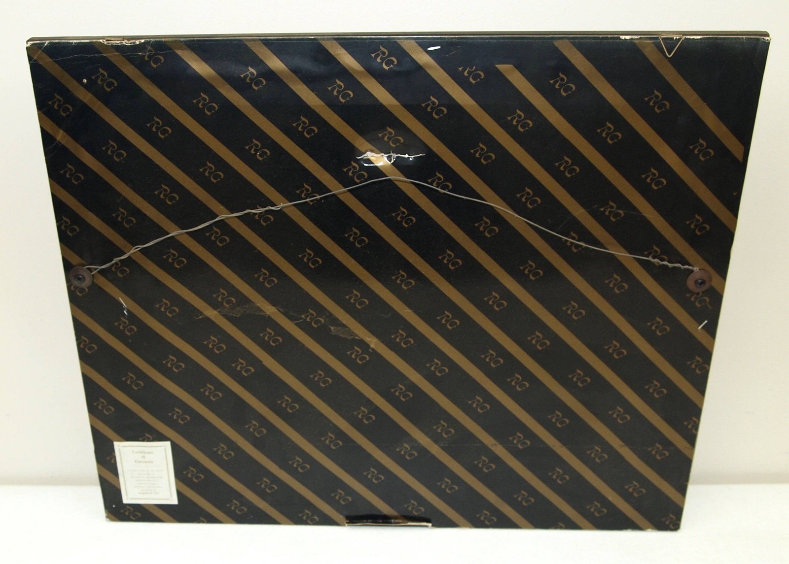 NICE! Vtg ITALIAN FRAMED ARG 925 Sterling Silver PAINTING 3D RELIEF ART "Marina"