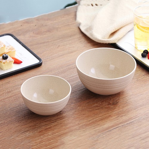 4 Pcs Eating Bowl Home Use Wheat Food Bowl 12cm mixing bowl round bowl - Bild 4 von 12