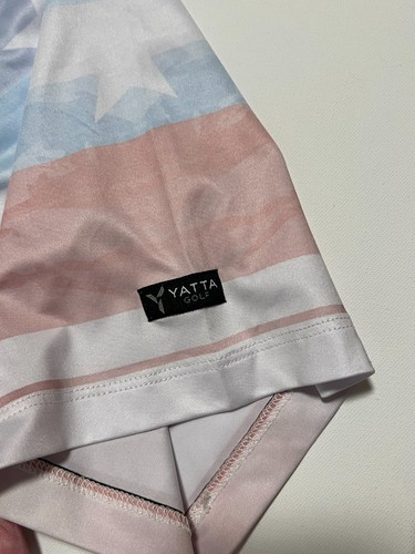 Yatta Golf Poloshirt patriotisch USA amerikanische Flagge rot weiß blau Herren Größe 3XL - Bild 2 von 7