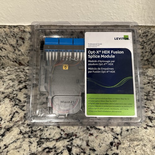 NEW Leviton SPLCH-12BL HDX Splice Module