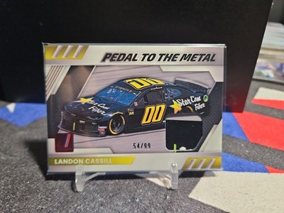 Panini 2026 Donruss Racing Landon Cassill Pedal to the Metal Red /99 MEM