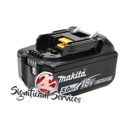Makita BL1850B Genuine 18V LXT Li-Ion 5.0Ah Cordless Battery Pack Fast Charger - Picture 2 of 13