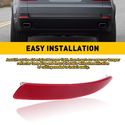 AUXITO Rear Bumper Reflector Light Case Passenger Fit BMW 2007-2013 X5 E70 - Picture 9 of 10