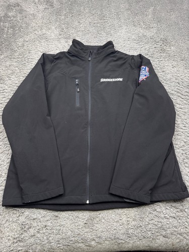 NHL Winter Classic Jacket Men 2XL Black Softshell Fleece Full Zip Reebok Hockey - Picture 1 of 12