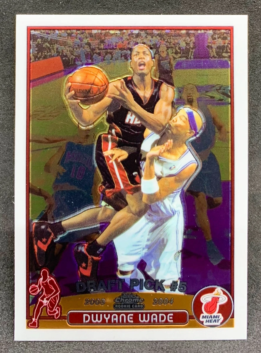 Topps Dwyane Wade Basketball Rookie Sports Trading Cards