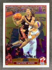 2003-04 Topps Chrome DWYANE WADE Miami Heat HOF Draft Pick #5 Rookie RC #115