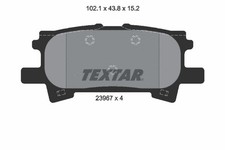 REAR BRAKE PAD SET DISC BRAKE FITS: TOYOTA HARRIER 2.4 4WD /3.3 HYBRID 4WD /3