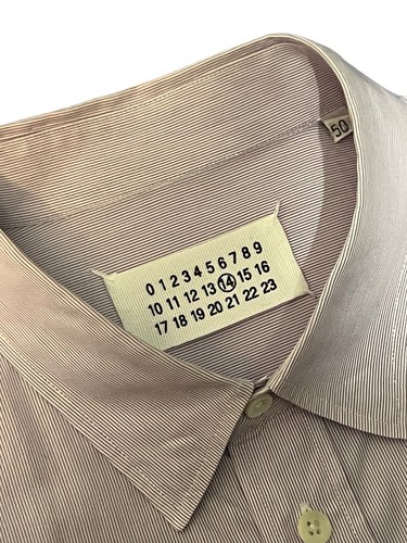 Maison Martin Margiela Line 14 Mens Shirt Sz. EU 50 Slim Fit Medium Button Down - Picture 12 of 19
