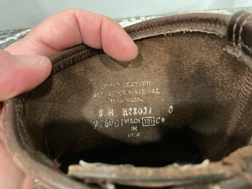 Frye Brown Leather Engineer Biker Boots Moto Buckle 8 N - Picture 13 of 13