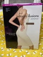 Hanes Smooth Illusions Pantyhose Size AB- Barely There Style OC104 Full Support