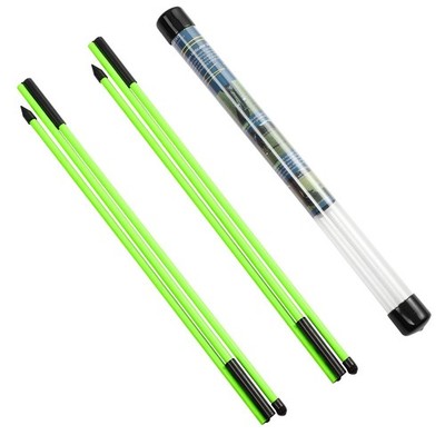 Rhino Valley Golf Alignment Sticks - 48'' Collapsible Golf Practice Rods for A...