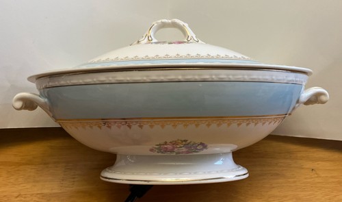 Homer Laughlin~A41N5 1943~Covered Serving Dish~Georgian Eggshell~MINT - Picture 2 of 13