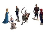 6 Pieces Set OfFrozen Cake Topper Figures Anna Elsa Olaf Kristoff Sven Hans