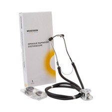 McKesson LUMEON Sprague Stethoscope Black Tube 22 inch 01-641BKGM 1 Ct