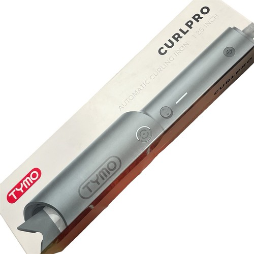 TYMO CURLPRO Automatischer Lockenstab 1,25 Zoll Metallic Grey Curl Pro Neu im Karton Versiegelt