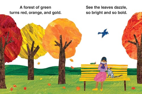 The Very Hungry Caterpillar's First Fall (The World of Eric Carle) - Board Book - Foto 6 di 7