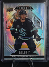 Upper Deck Allure Matty Beniers Rookie #150 Seattle Kraken Ice Hockey Card