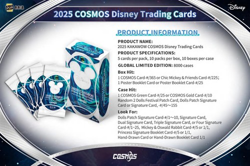DISNEY COSMOS HOBBY 10-BOX CASE (KAKAWOW 2025) - Picture 7 of 12