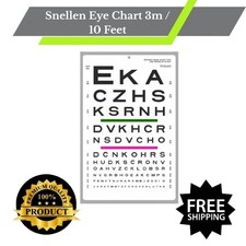 Snellen Eye Chart 3m / 10 Feet