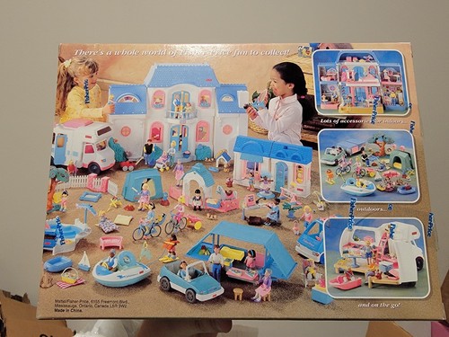 1997 Fisher Price Little People Camping Fun Play Set NEW SEALED Vintage - Picture 2 of 2