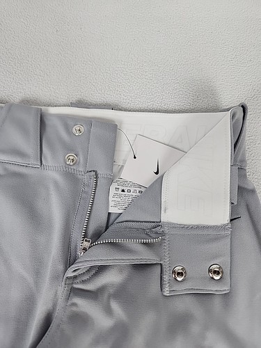 Nike Vapor Select Full Length Piped Baseball Pants Youth Boys L Gray BQ6443-055 - Picture 8 of 12