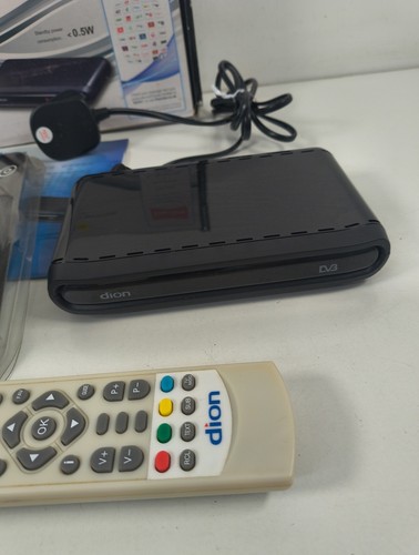 Dion STB1AW11+ Digital Set Top Box Boxed W/ Remote Low Power 0.5W Freeview - Picture 5 of 8