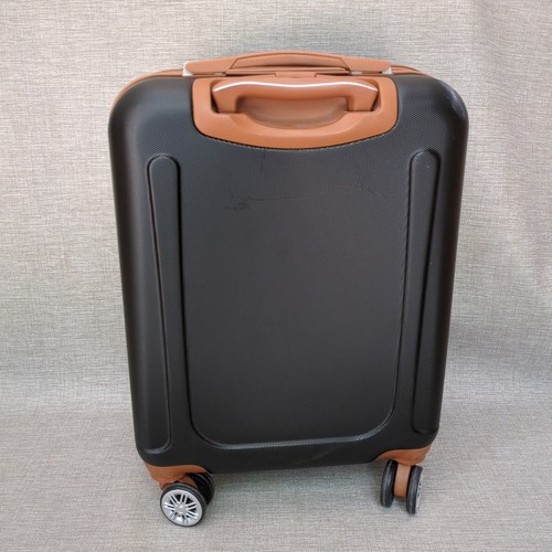 LONDON FOGI 21" Equipaje de Mano Spinner Expandible Negro Marrón Maleta - Imagen 2 de 24