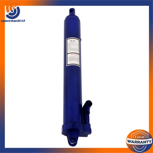 Long Hydraulic Single Piston Jack 8 Ton Replace Engine Crane Hoist Cylinder - Picture 2 of 16